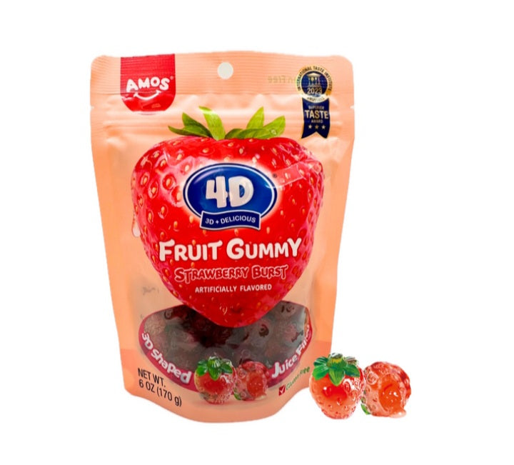 AMOS Fruit Gummies 4D