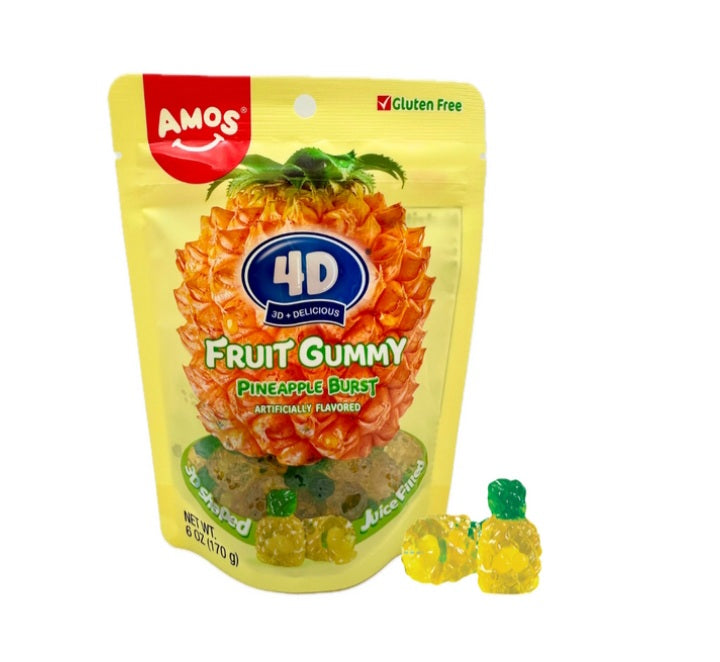 AMOS Fruit Gummies 4D